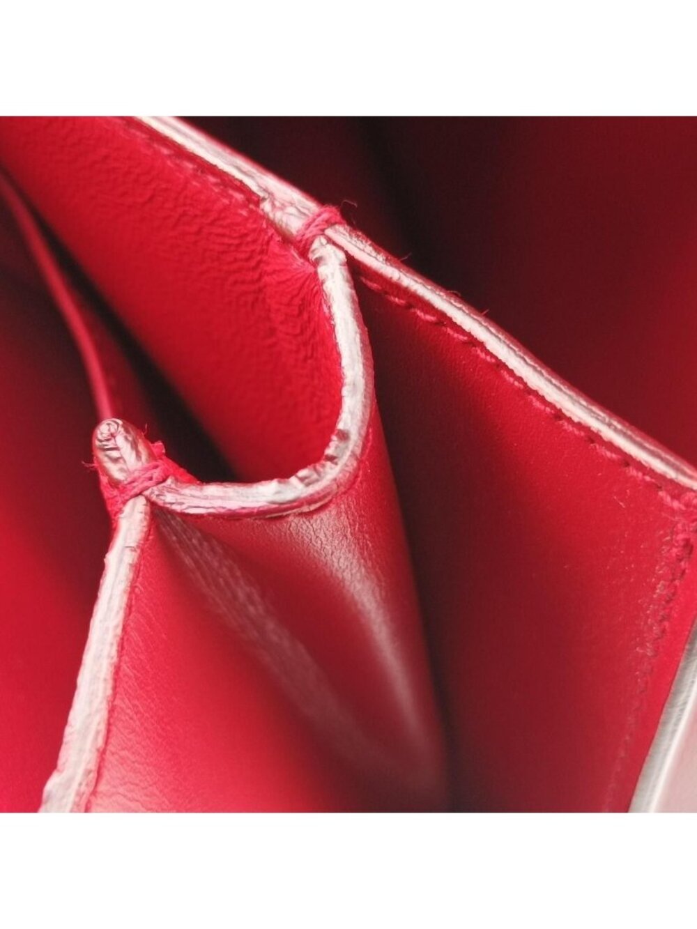Celine Classic Box Red Leather - Picture 15 of 16